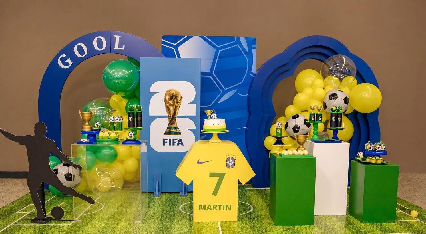 Cenário temático de festa infantil